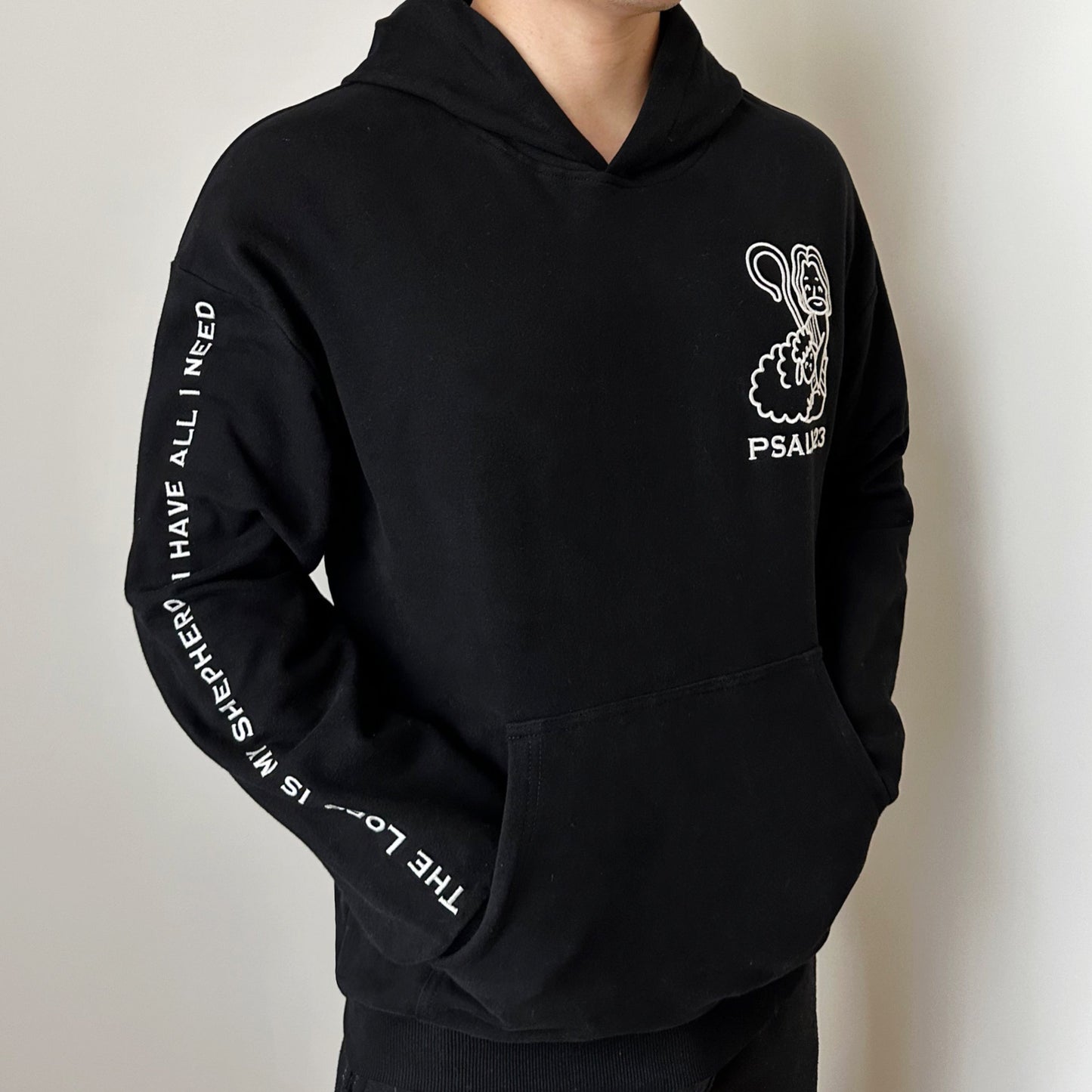 Psalm 23.1 Fleece Pullover Hoodie