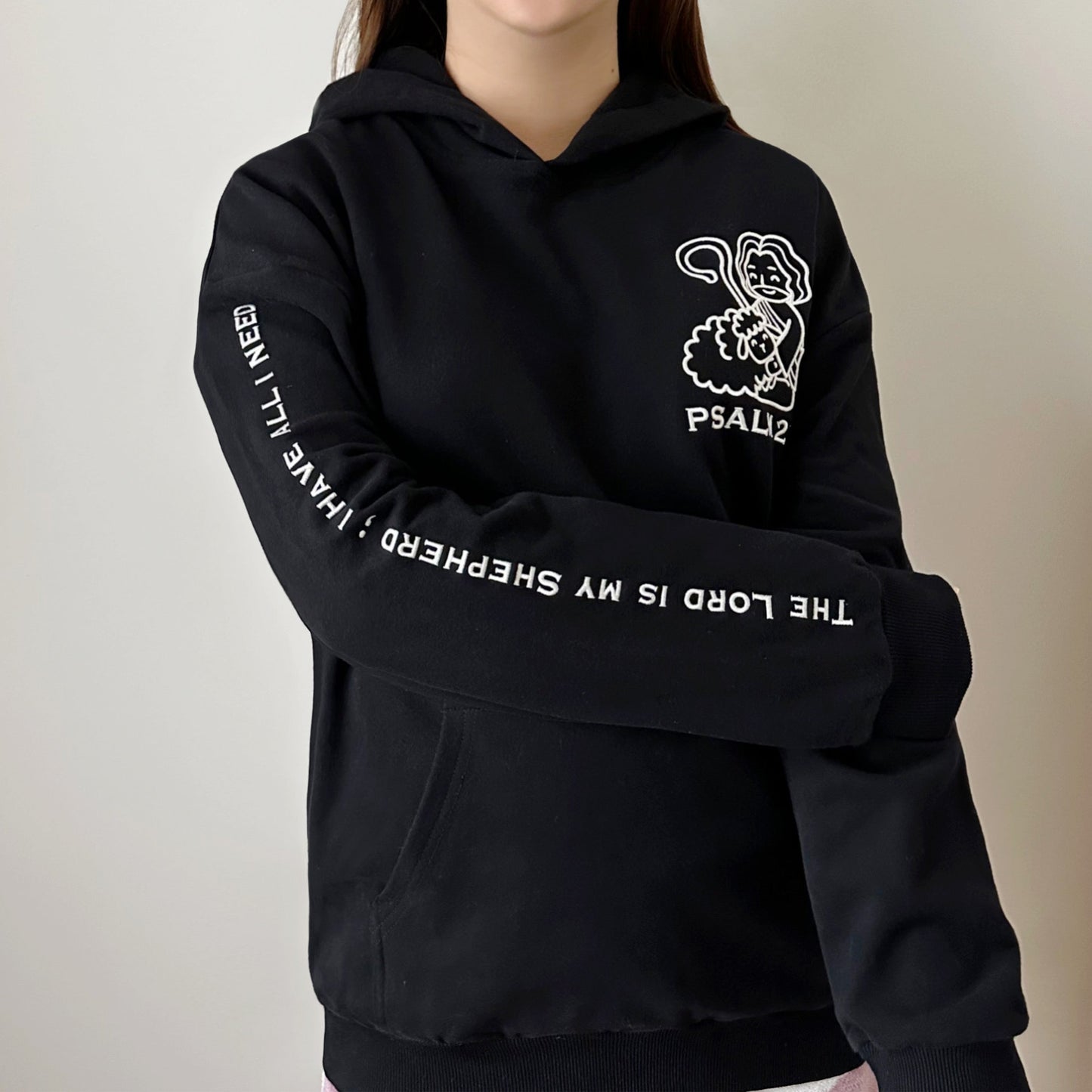 Psalm 23.1 Fleece Pullover Hoodie